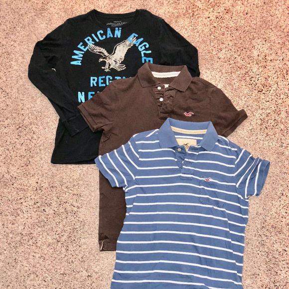 Hollister Other - Lot of 3 Mens Hollister & AEO Shirts - Small
